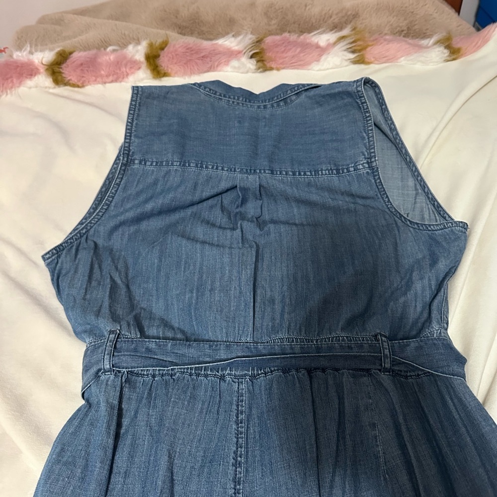 J. Crew Point Sur Zipfront Chambray Blue Denim Ju… - image 7